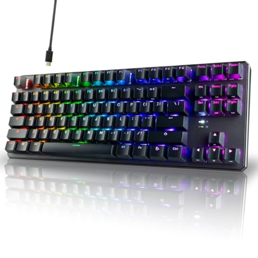 Gaming Keyboard Thocky - Phantom+ 87 Mechanical Gaming Keyboard RGB