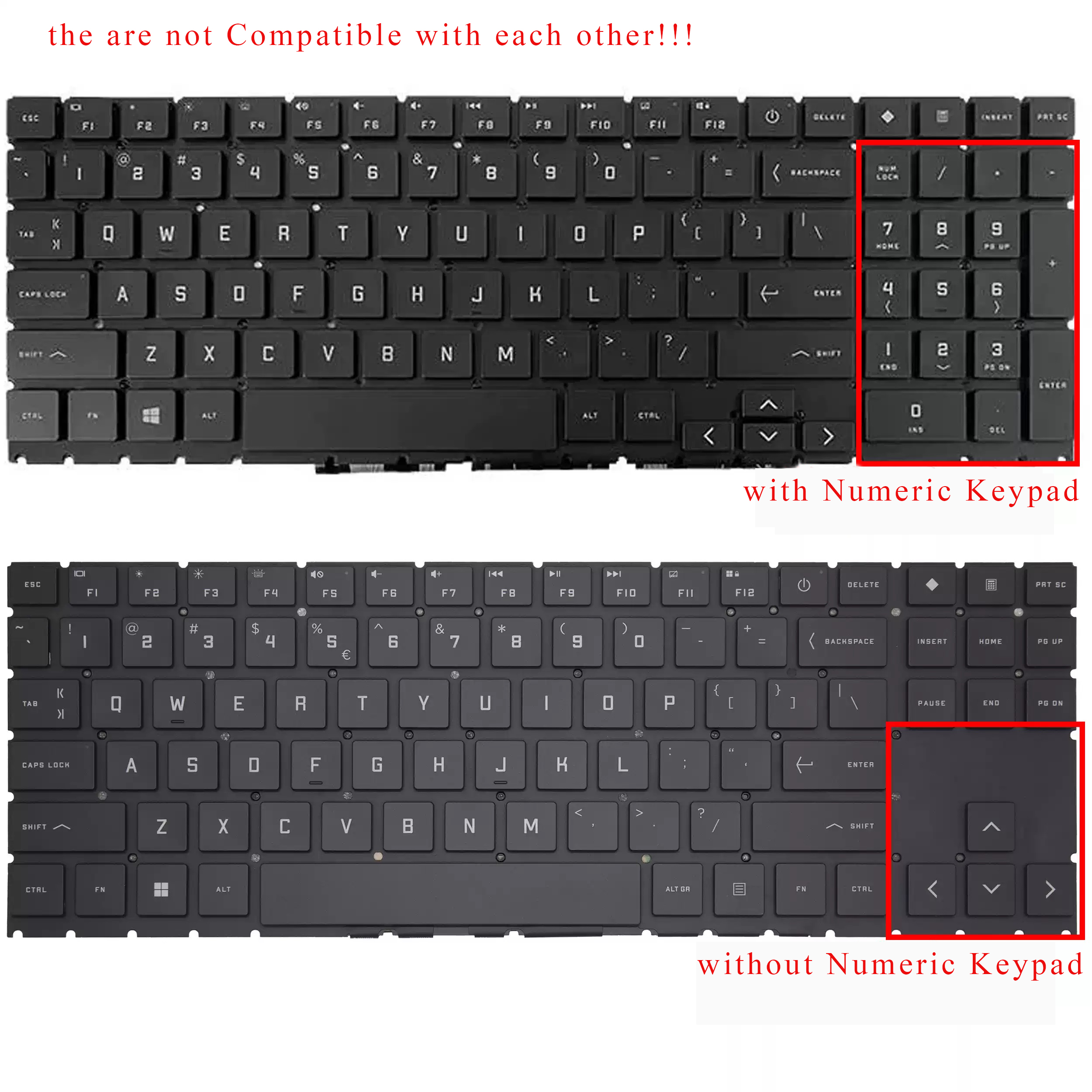 Gaming Keyboard Hp - New UK US Keyboard for HP