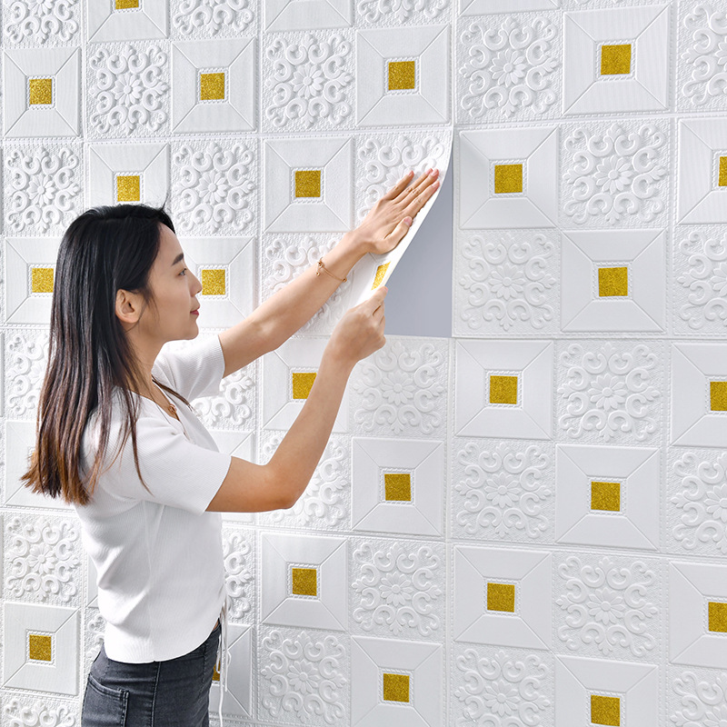 Pe Foam Sheet - 10Pcs 70x70cm Big Size Ceiling Wallpaper
