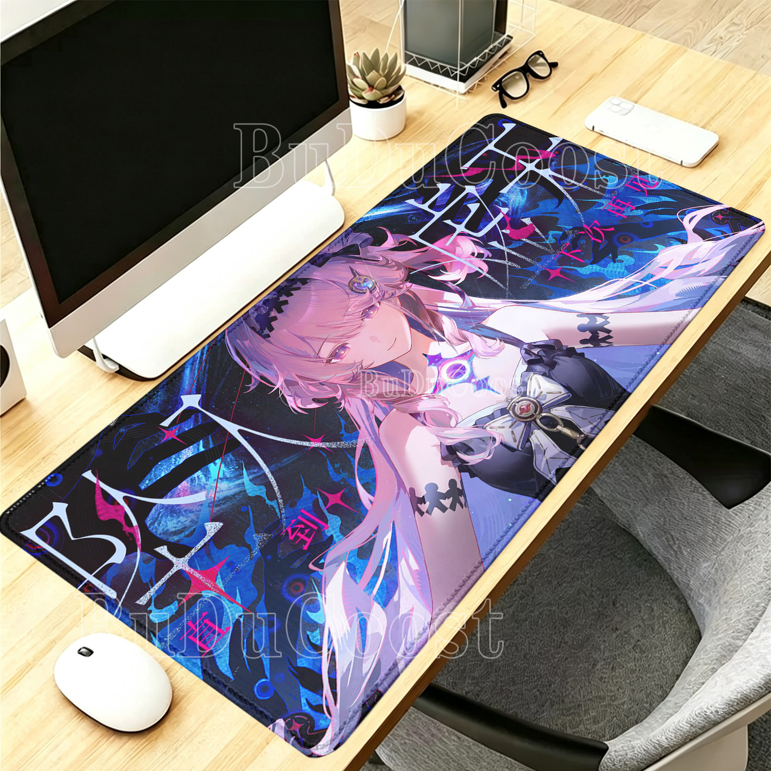 Kawaii Anime Girl Denia Wuther - Gaming Keyboard Typewriter 评论和价格