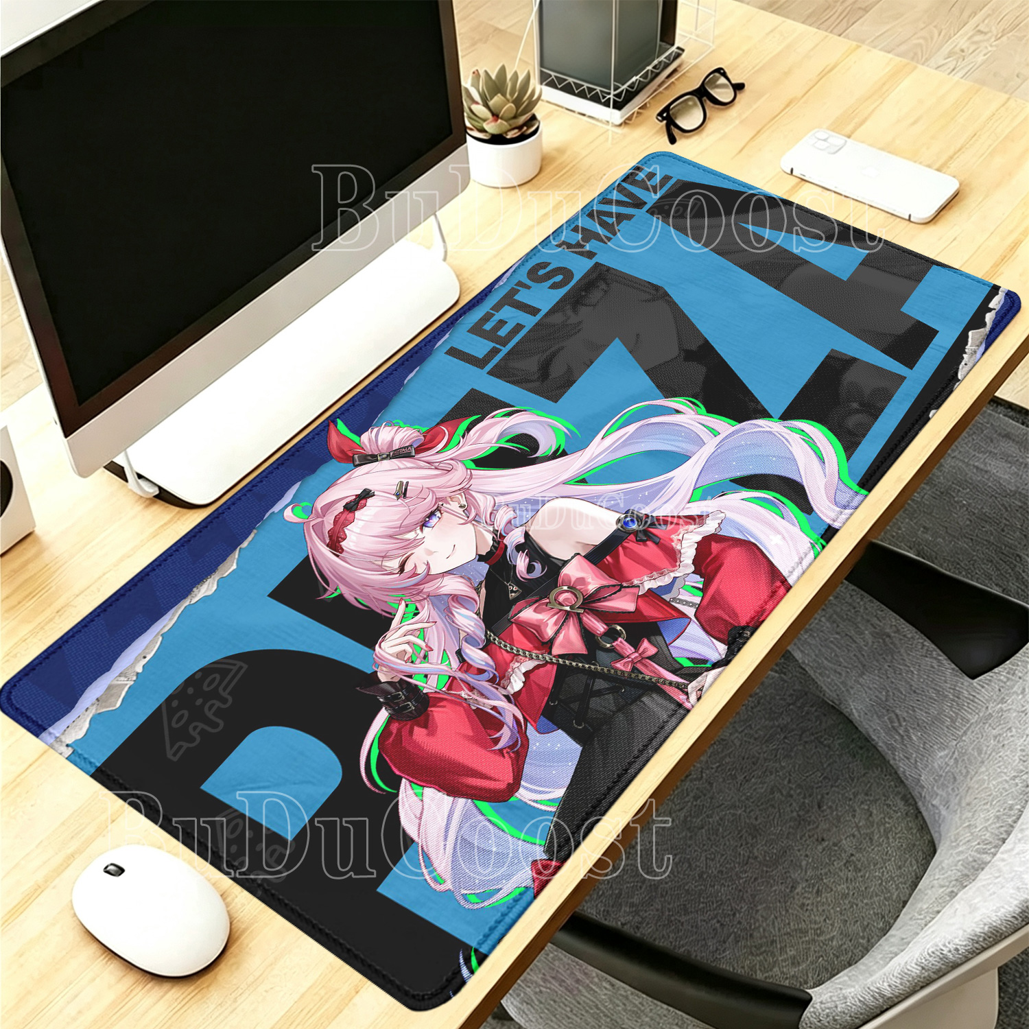 Kawaii Anime Girl Denia Wuther - Gaming Keyboard Typewriter 评论和价格