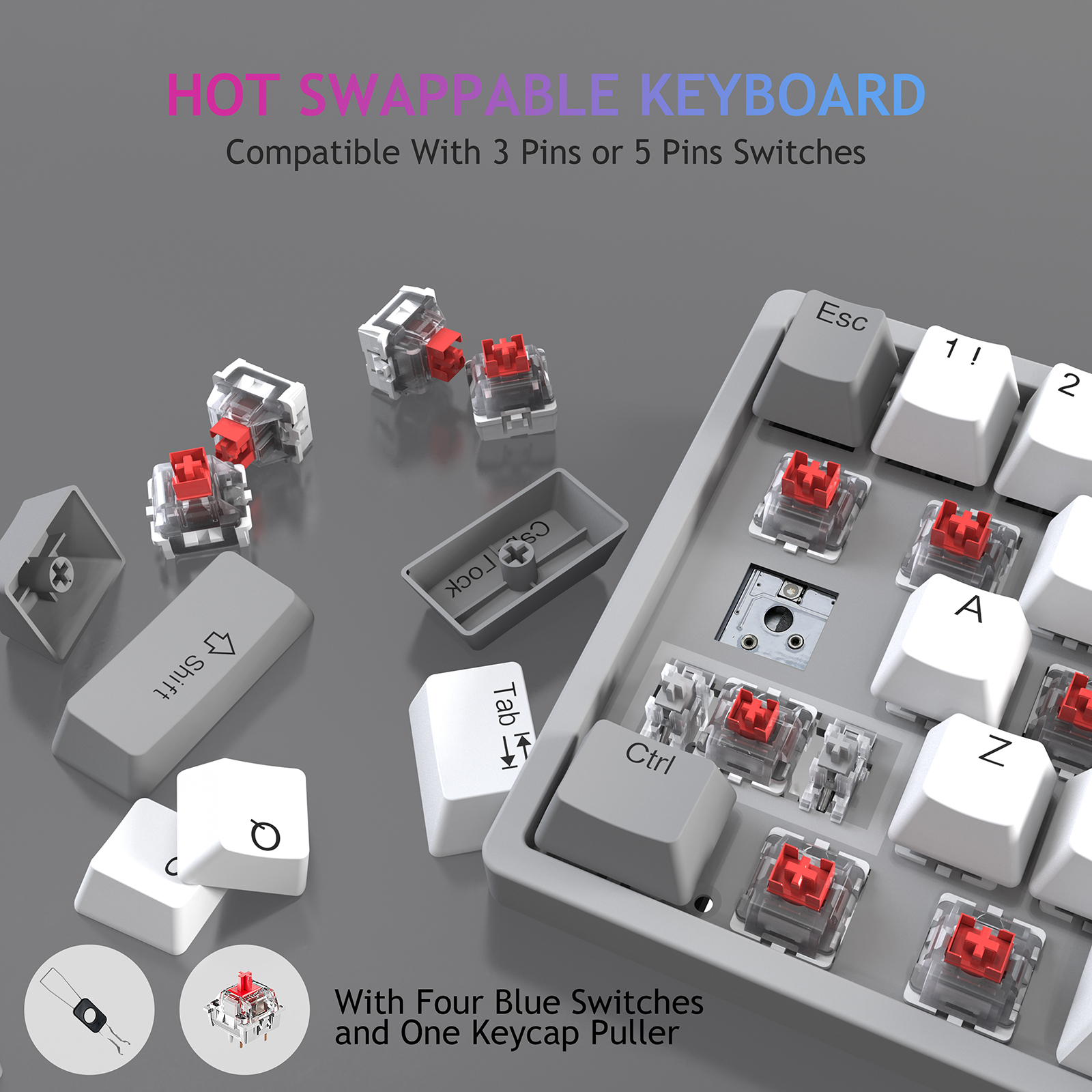 AULA F3261 RGB effect USB Mini - Gaming Keyboard Expensive 评论和价格