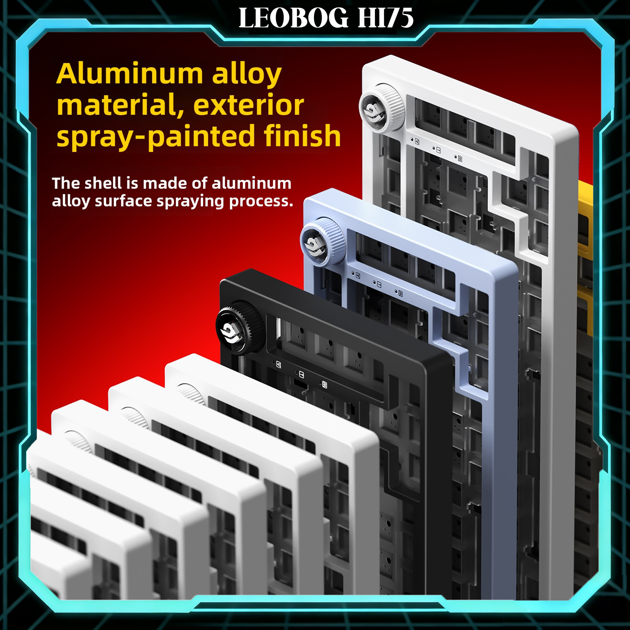 LEOBOG Hi75 CNC Aluminum Kit M - Gaming Keyboard Thocky 评论和价格
