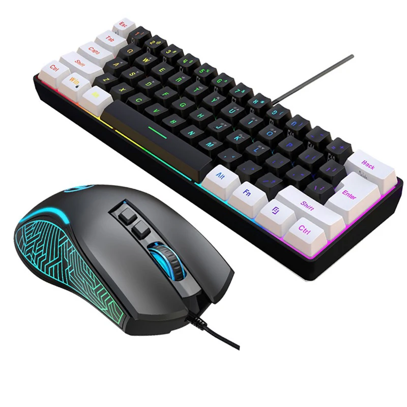 Keyboard and mouse 60% compute - Gaming Keyboard Bundle 评论和价格