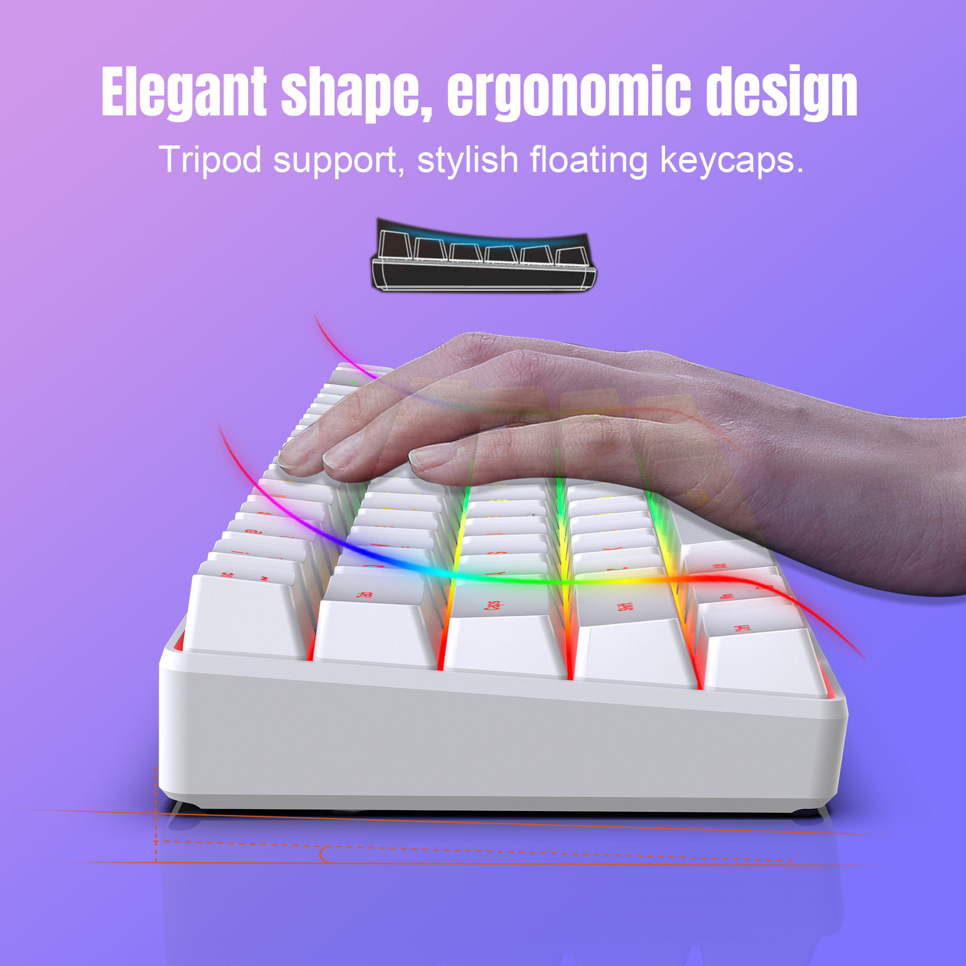 Keyboard and mouse 68key wired - Gaming Keyboard Mouse Set 评论和价格