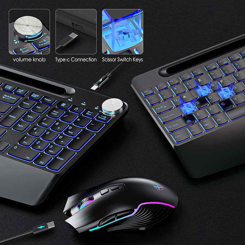 2.4G&Type-C Wireless Keyboard  - Gaming Keyboard Mouse Set 评论和价格