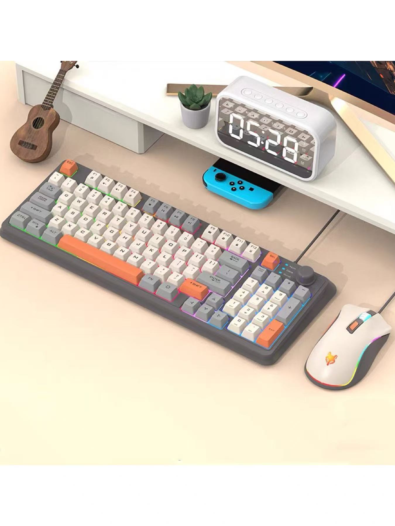 K820 USB Wired Gaming Keyboard - Gaming Keyboard Mouse Set 评论和价格