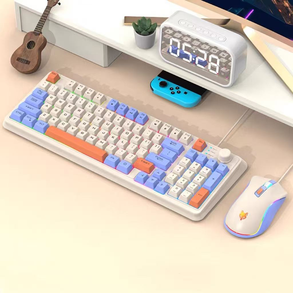 K820 USB Wired Gaming Keyboard - Gaming Keyboard Mouse Set 评论和价格