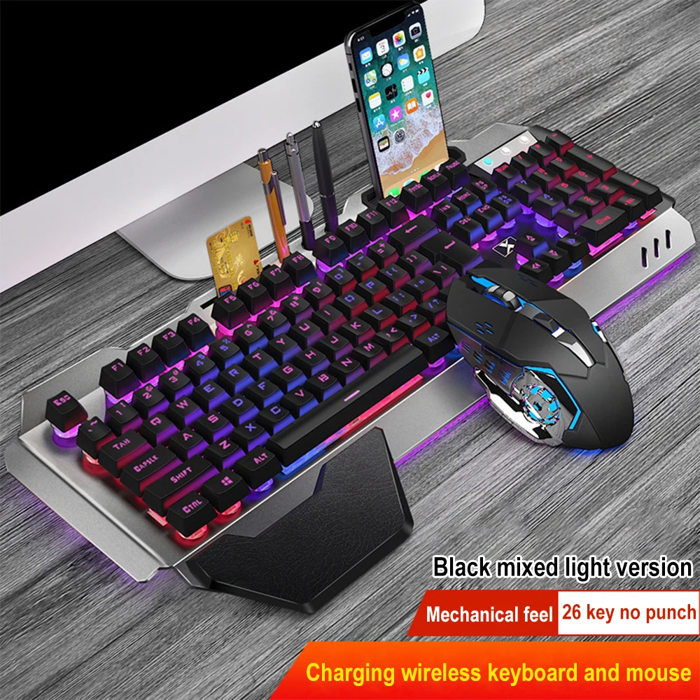 K680 Rechargeable 2.4G wireles - Gaming Keyboard Bundle 评论和价格