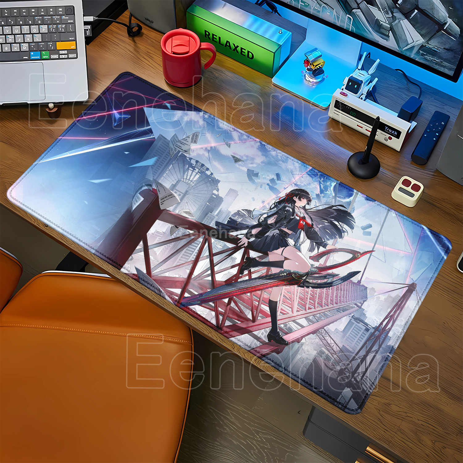 Mousepad Chisa New Role Kawaii - Gaming Keyboard Typewriter 评论和价格
