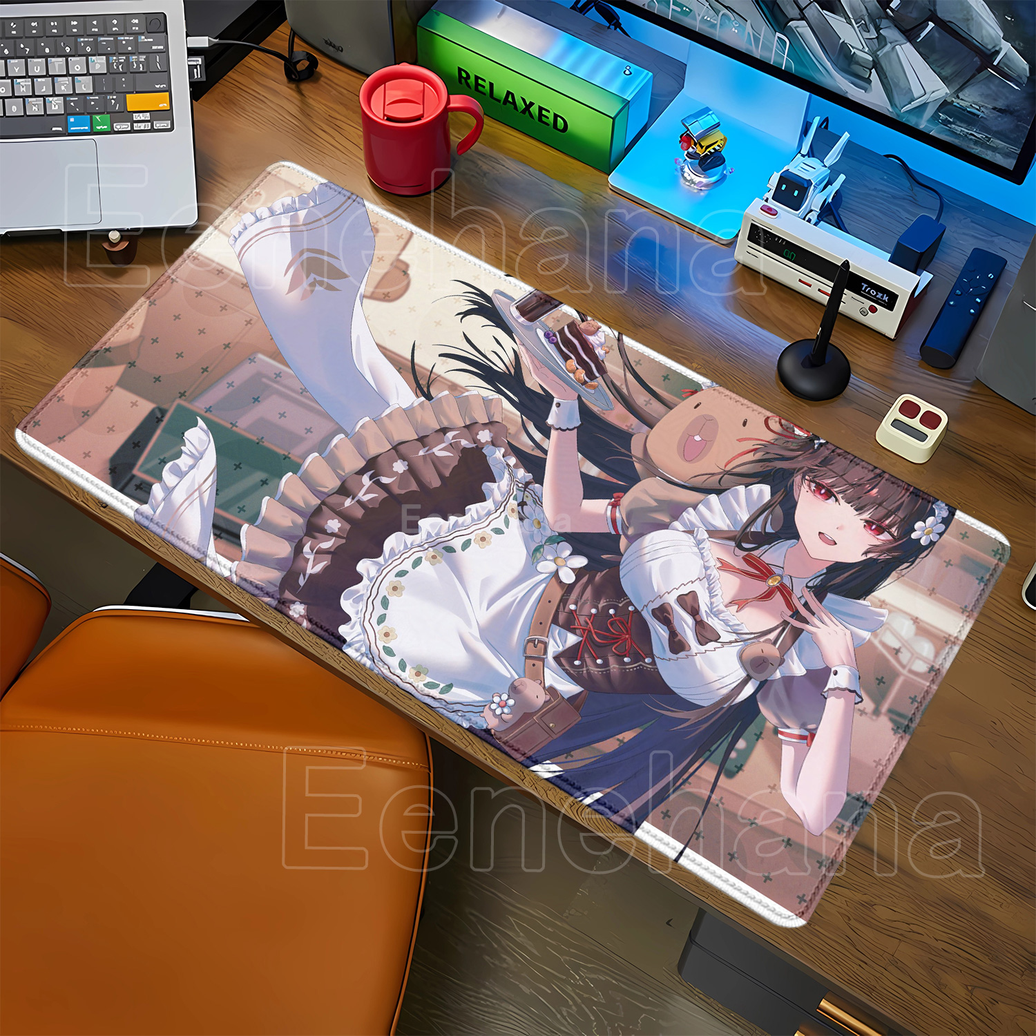 Mousepad Chisa New Role Kawaii - Gaming Keyboard Typewriter 评论和价格