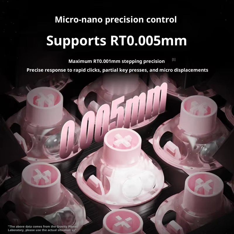UFO Peach Pink Magnetic Switch - Gaming Keyboard Thocky 评论和价格