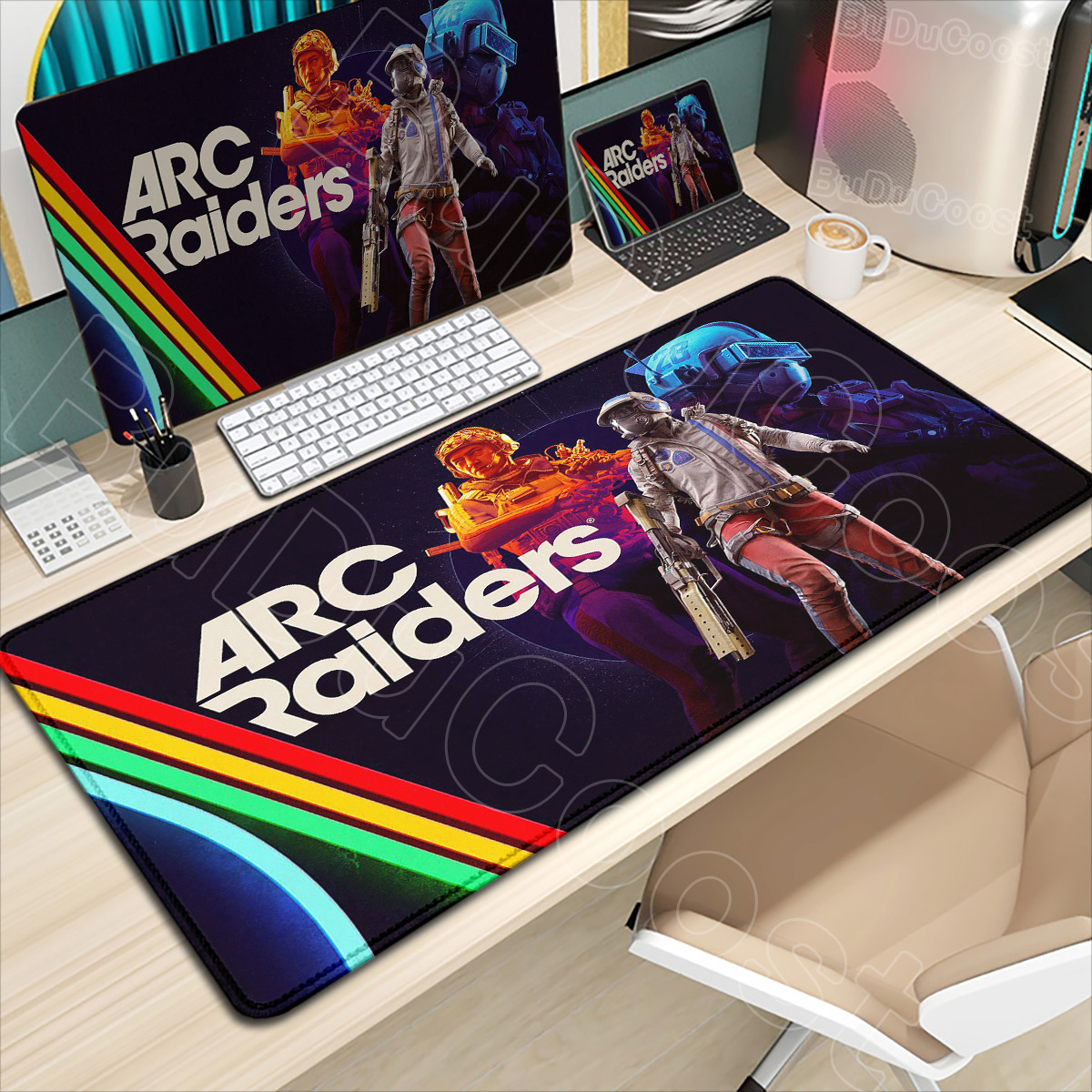 HD Print Anime Game ARC Raider - Gaming Keyboard Typewriter 评论和价格