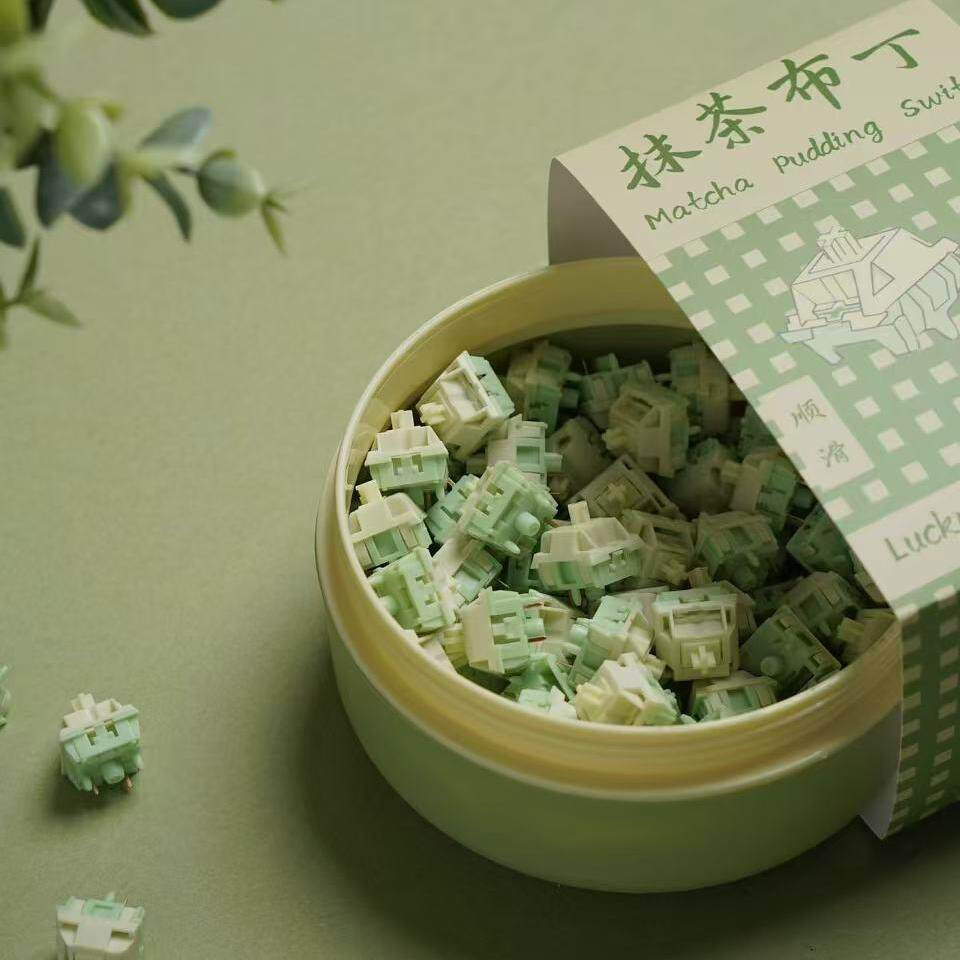 Keygeek Matcha Pudding Switch  - Gaming Keyboard Thocky 评论和价格