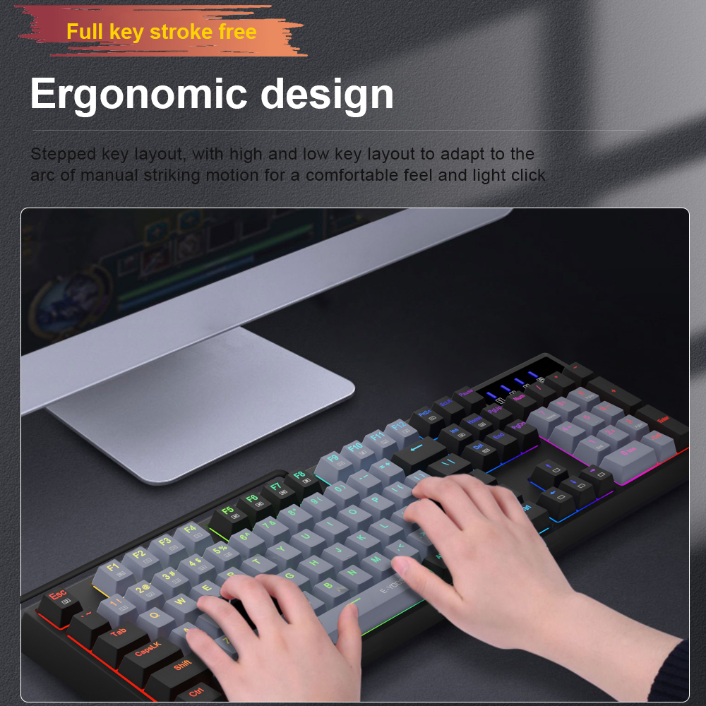 E-YOOSO Z14 RGB USB Mechanical - Gaming Keyboard E Yooso 评论和价格