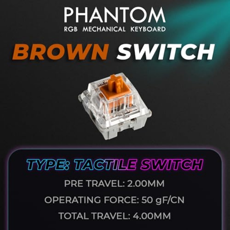 Phantom+ 87 Mechanical Gaming  - Gaming Keyboard Thocky 评论和价格