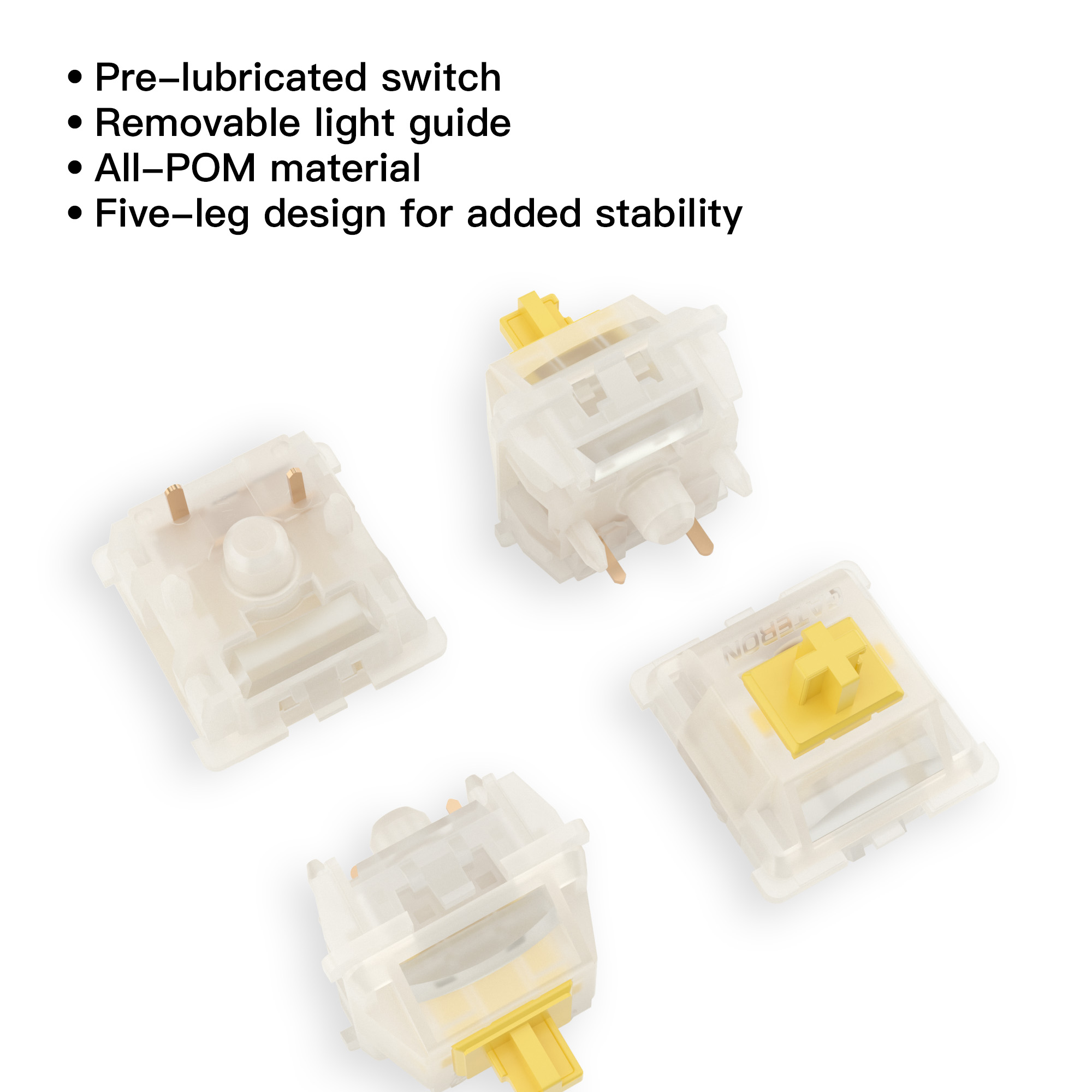 Gateron Milky Yellow Pro V3 Sw - Keyboard Lube Kit 评论和价格