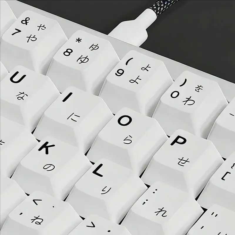 125 Keys PBT Black White Japan - Keyboard Gaming Black 评论和价格