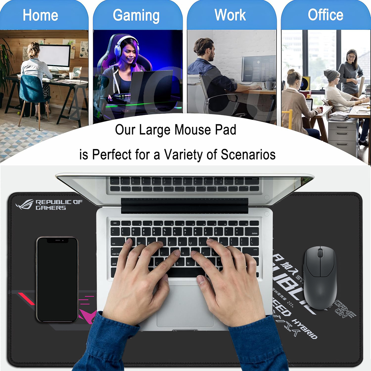 ASUS Xxl Mouse Mat Republic of - Gaming Keyboard Corsair 评论和价格