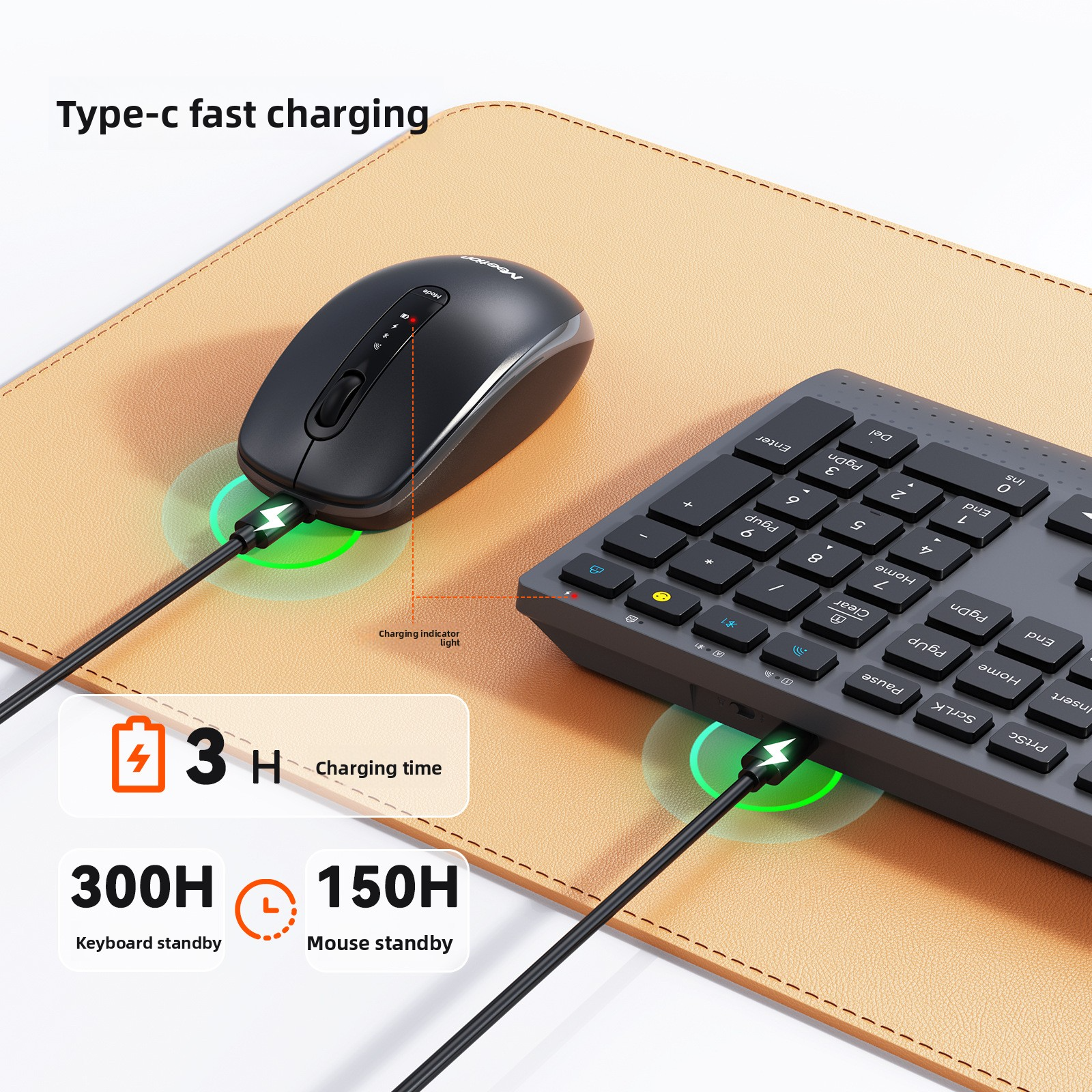 2.4G Bluetooth Dual-mode Wirel - Gaming Keyboard Mouse Set 评论和价格