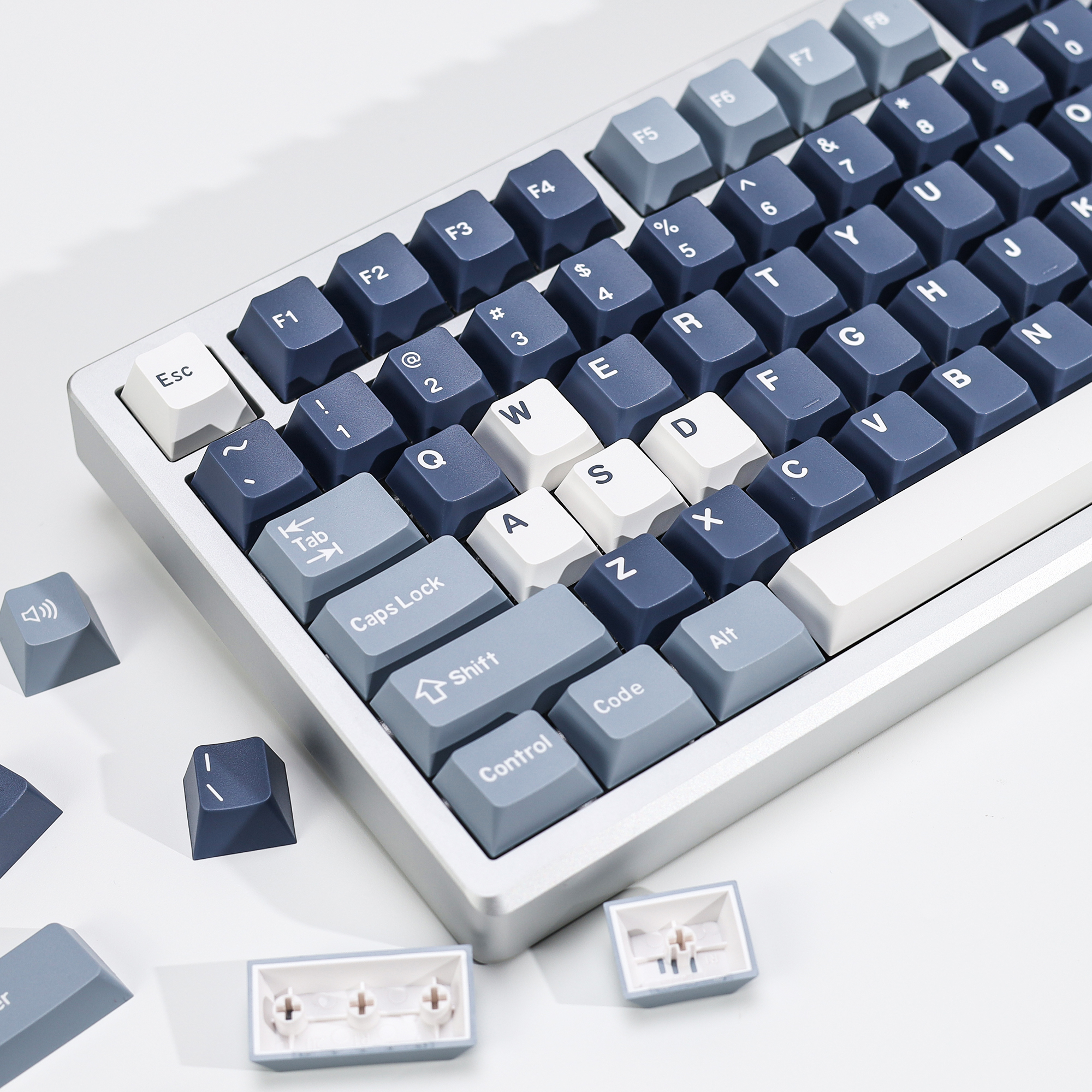 KBDiy Fishing Keycaps ISO PBT  - Gaming Keyboard Typewriter 评论和价格