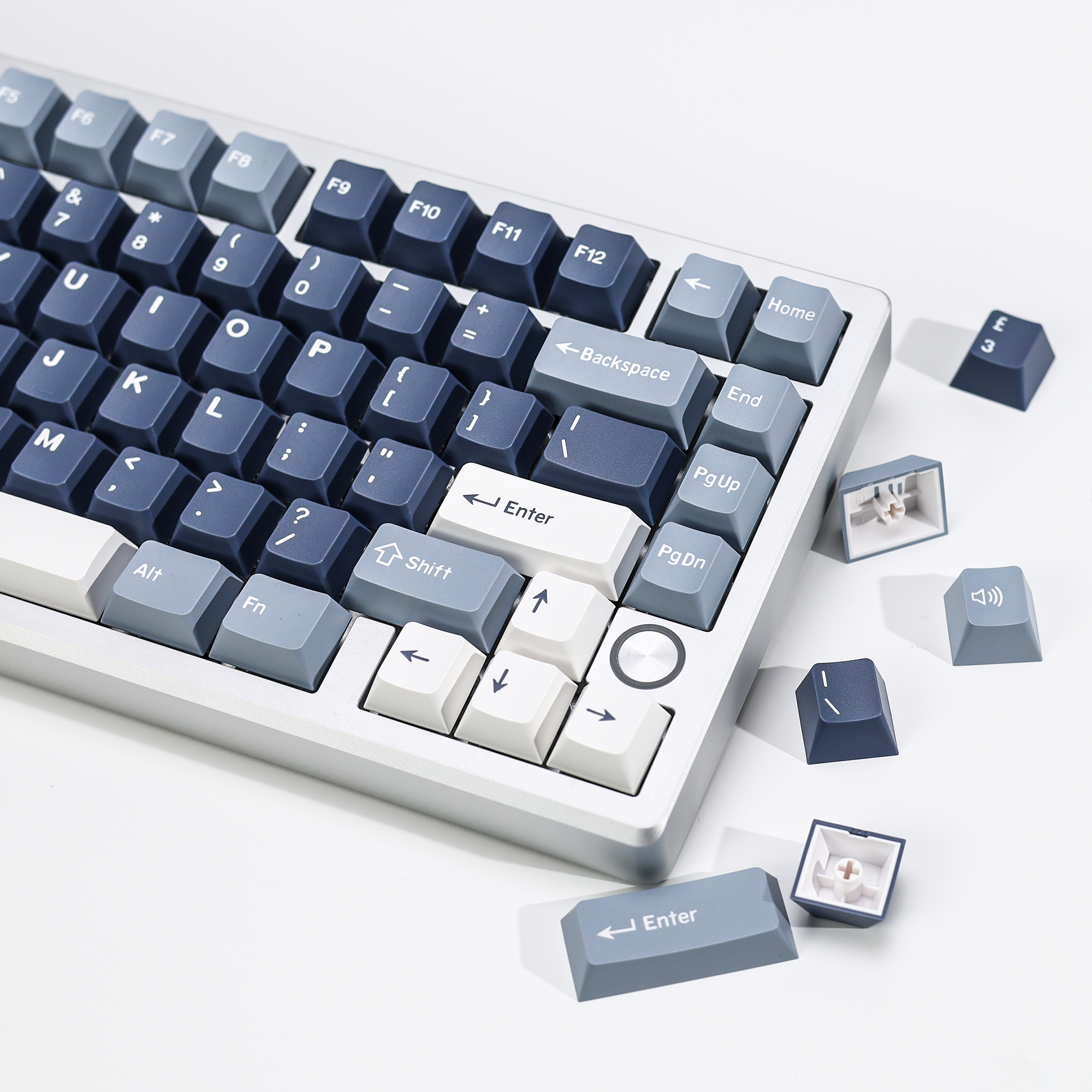 KBDiy Fishing Keycaps ISO PBT  - Gaming Keyboard Typewriter 评论和价格