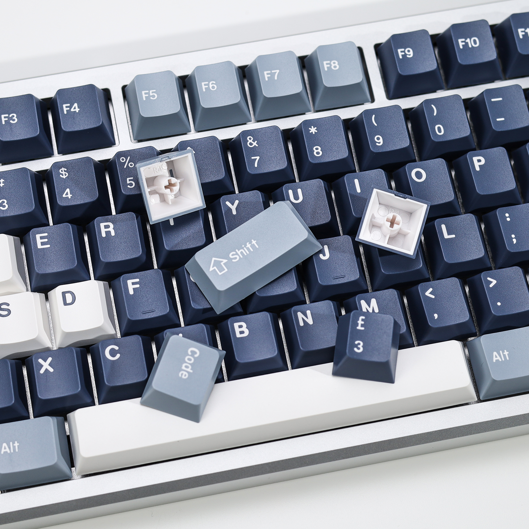 KBDiy Fishing Keycaps ISO PBT  - Gaming Keyboard Typewriter 评论和价格
