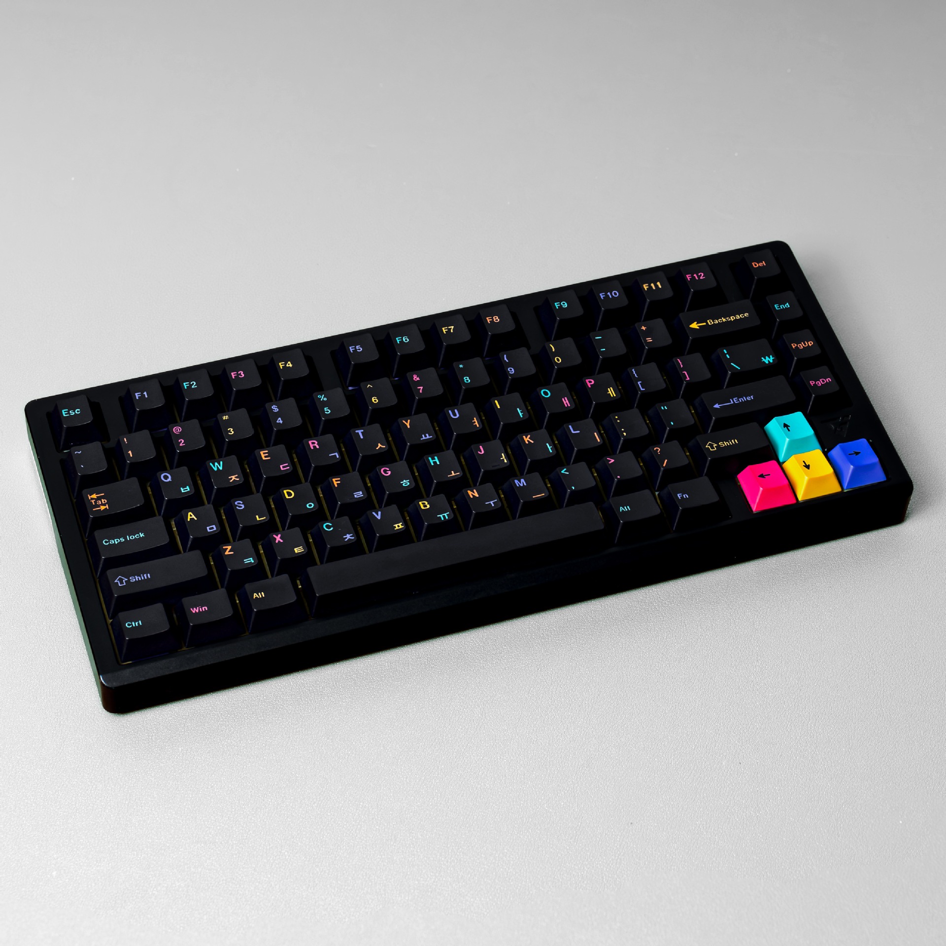 143 Keys Creative Keycaps PBT  - Keyboard Gaming Black 评论和价格