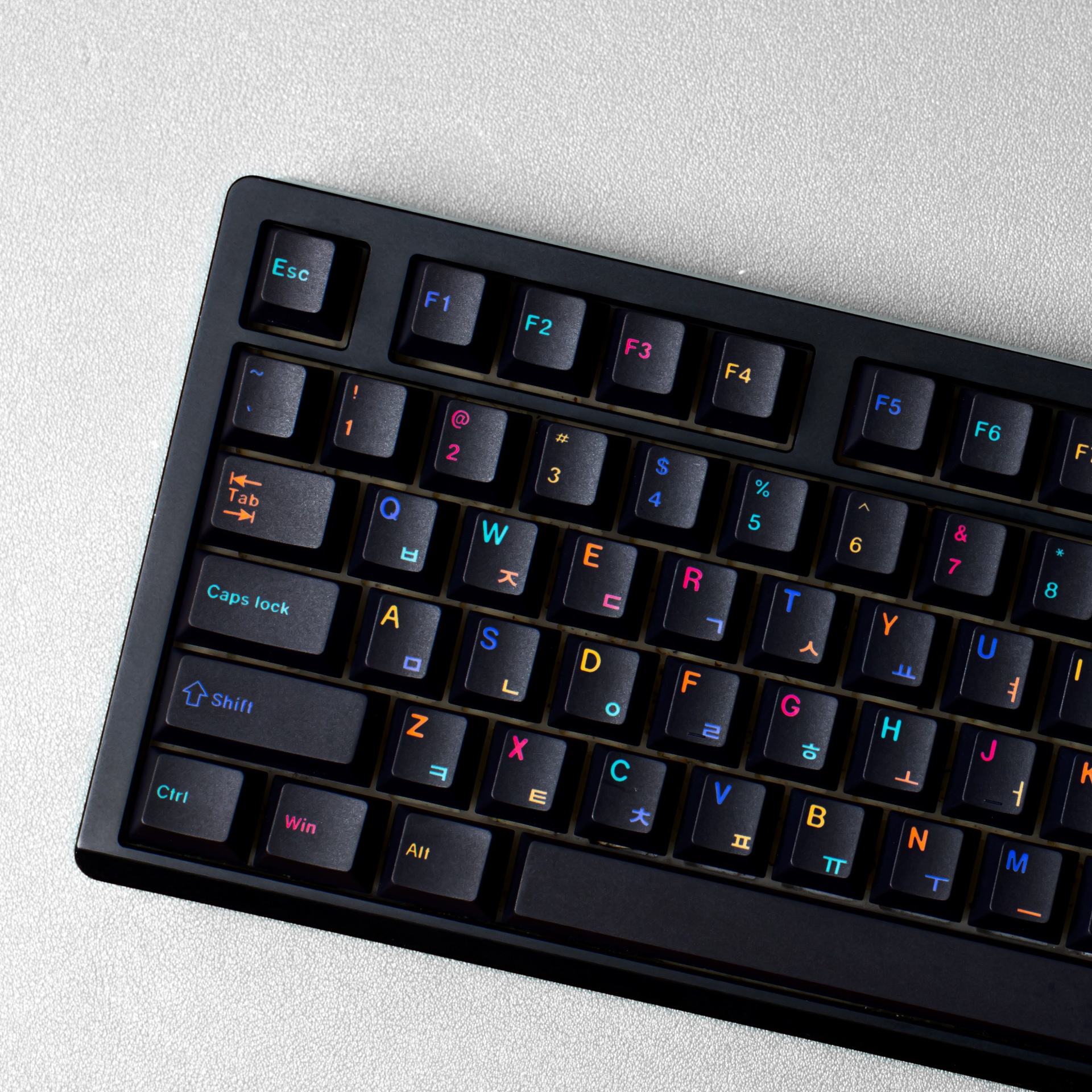 143 Keys Creative Keycaps PBT  - Keyboard Gaming Black 评论和价格