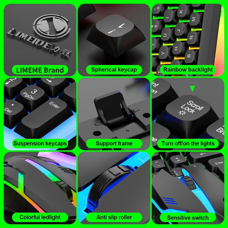 NG GTX350 Gaming Keyboard Mous - Gaming Keyboard Bundle 评论和价格