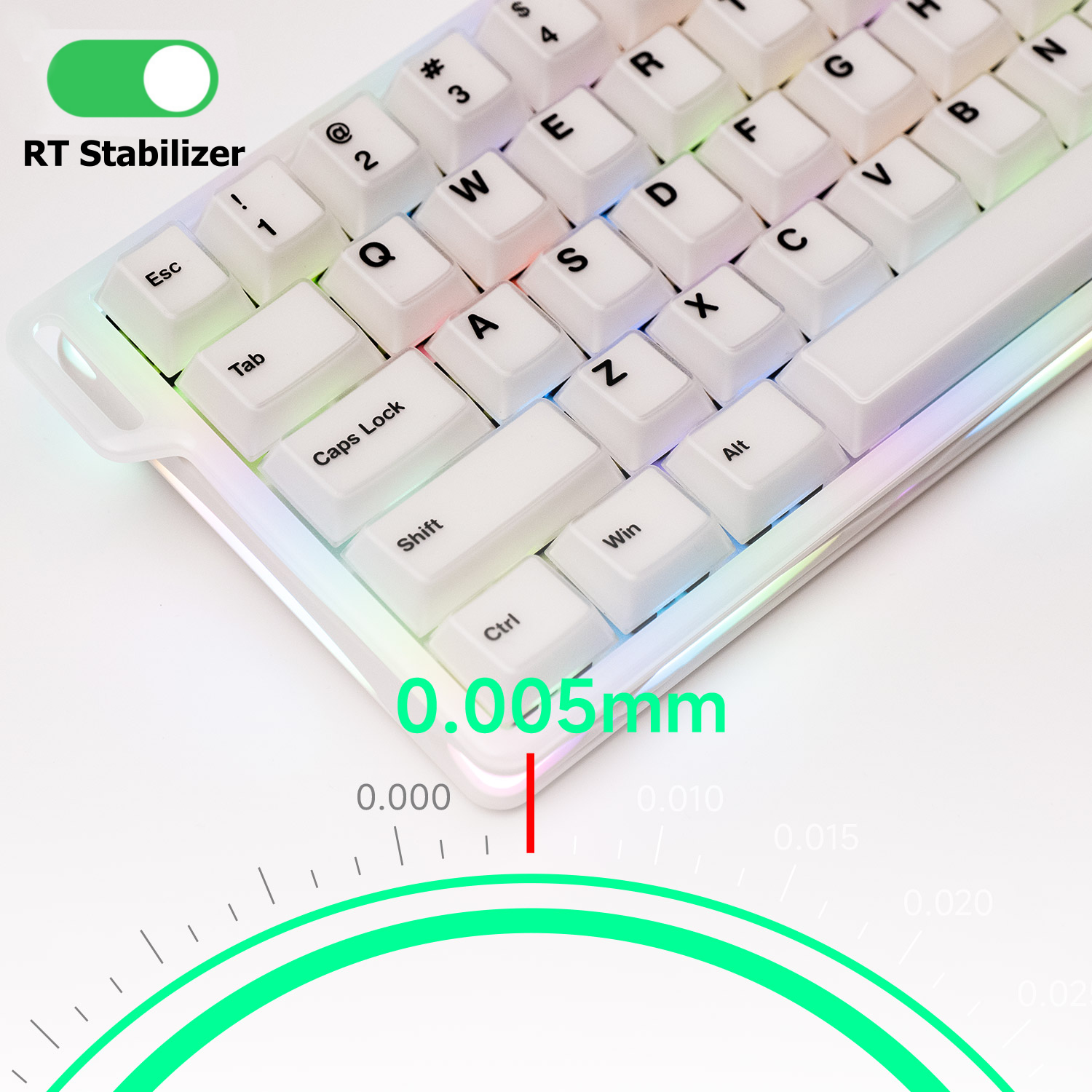 AKKO X MonsGeek Verve 68 HE Ke - Gaming Keyboard Typewriter 评论和价格