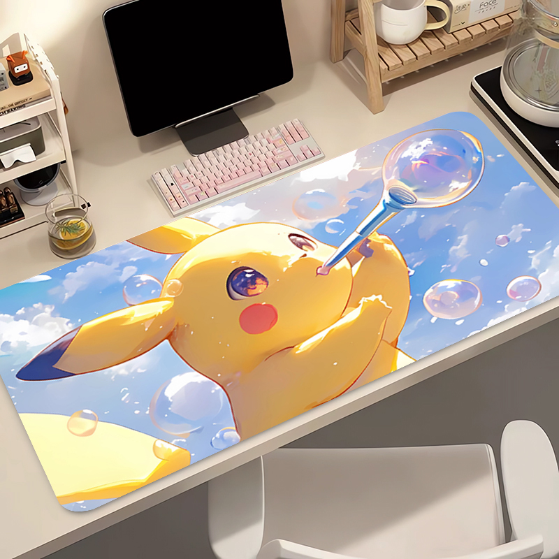 Anime Mouse Pad 90x40cm Pokemo - Gaming Keyboard Typewriter 评论和价格