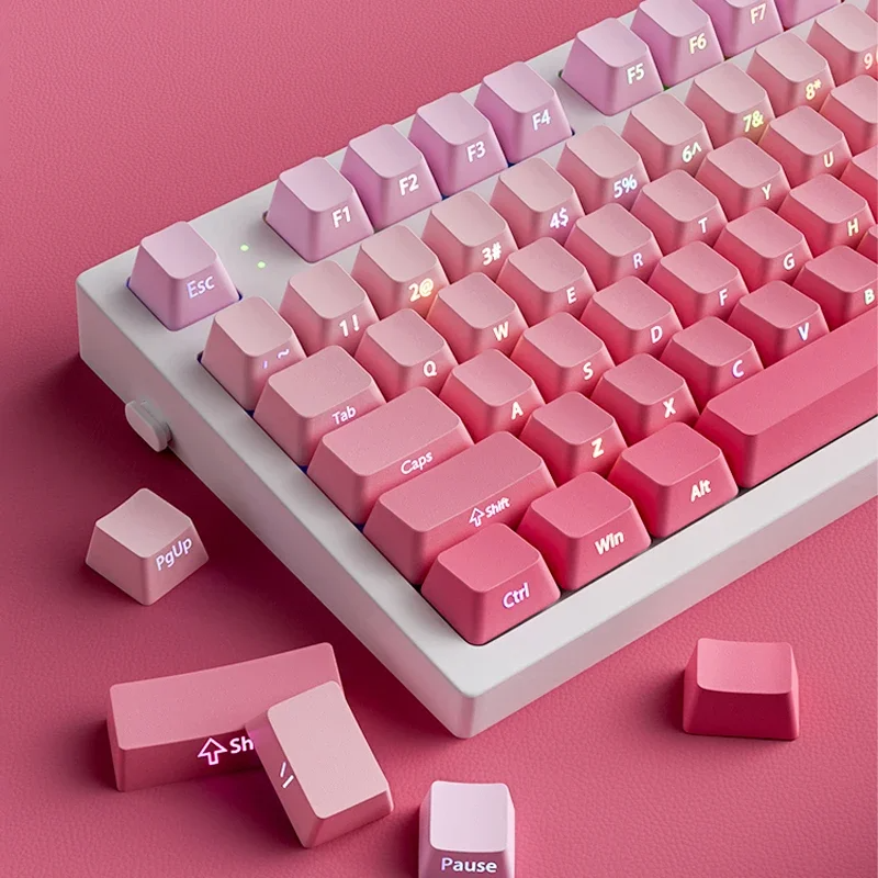 133 Keys Double Shot Shine Thr - Gaming Keyboard Typewriter 评论和价格