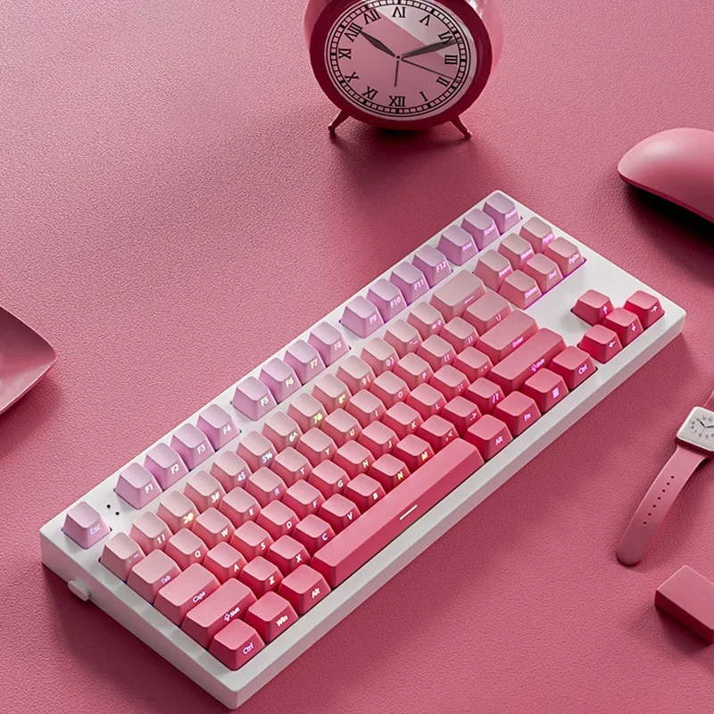 133 Keys Double Shot Shine Thr - Gaming Keyboard Typewriter 评论和价格