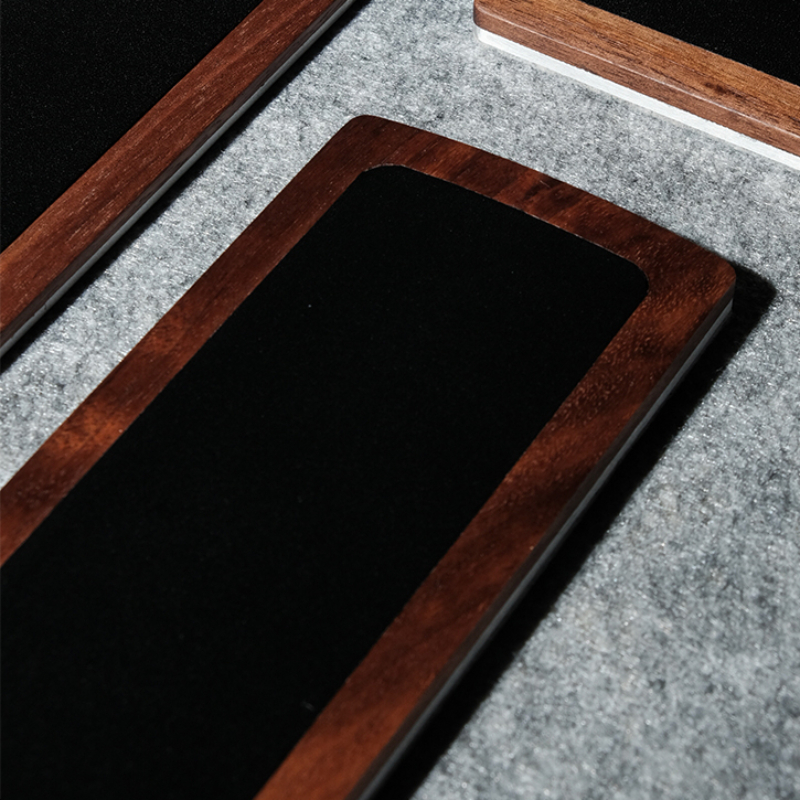 Woody Cowhide Palm Rest for Me - Keyboard Gaming Black 评论和价格