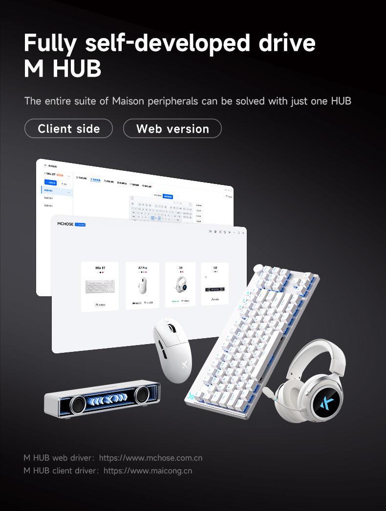 MCHOSE MIX87 Magnetic Axis Key - Gaming Keyboard Expensive 评论和价格
