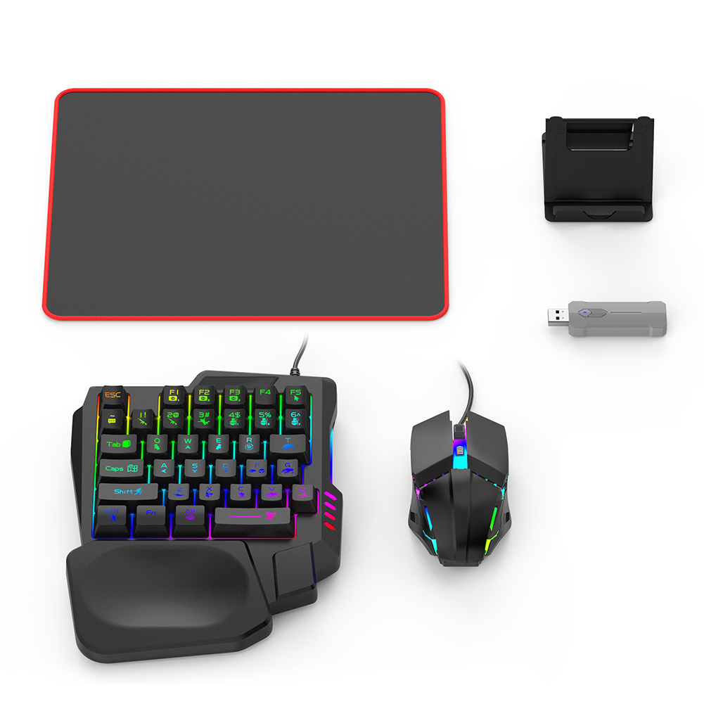 5 in 1 Mobile Game Converter K - Gaming Keyboard And Mouse Mobile 评论和价格