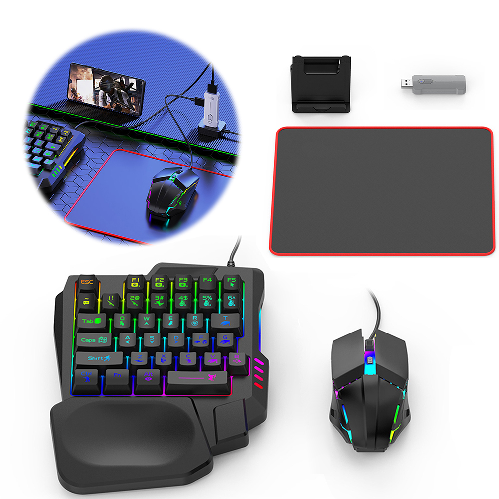 5 in 1 Mobile Game Converter K - Gaming Keyboard And Mouse Mobile 评论和价格