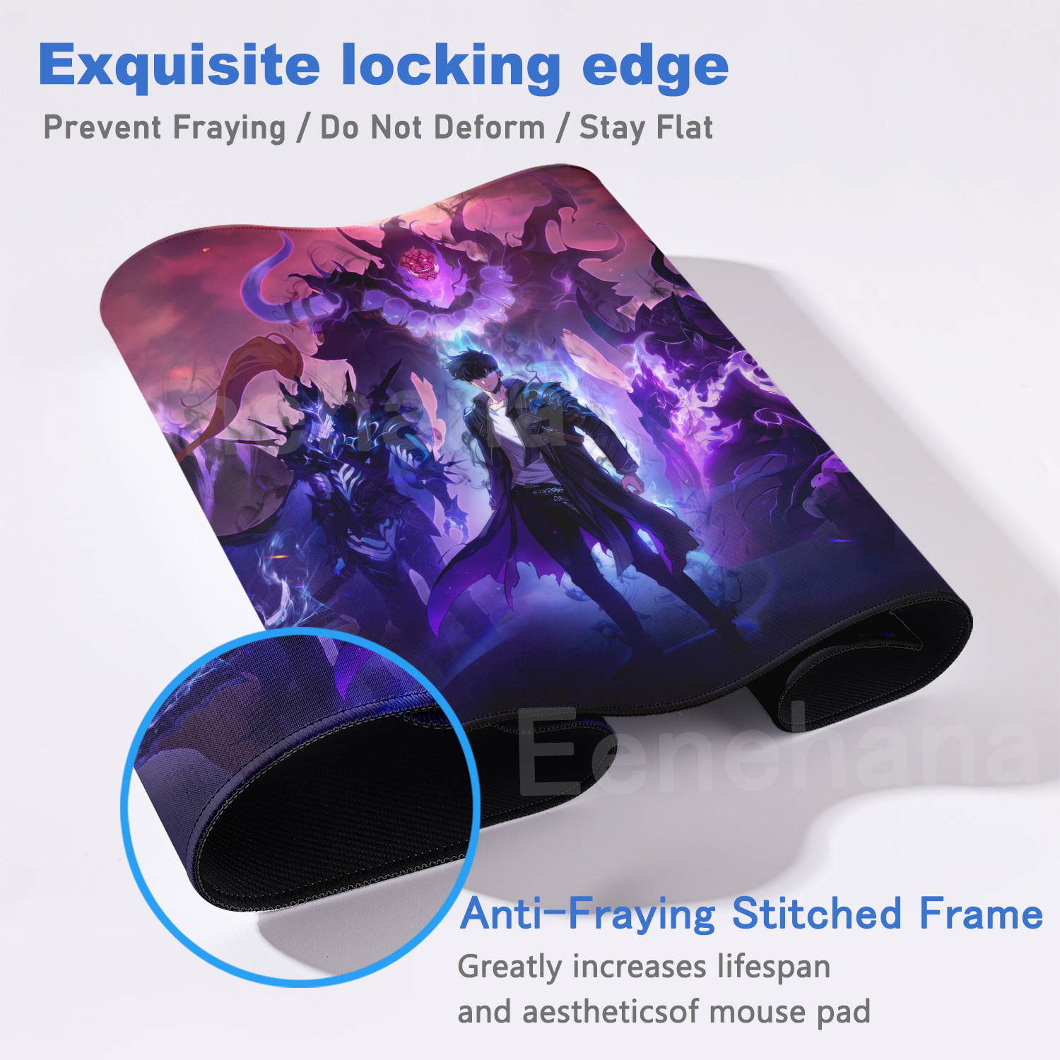 Anime Solo Leveling Mouse Pad  - Gaming Keyboard Corsair 评论和价格