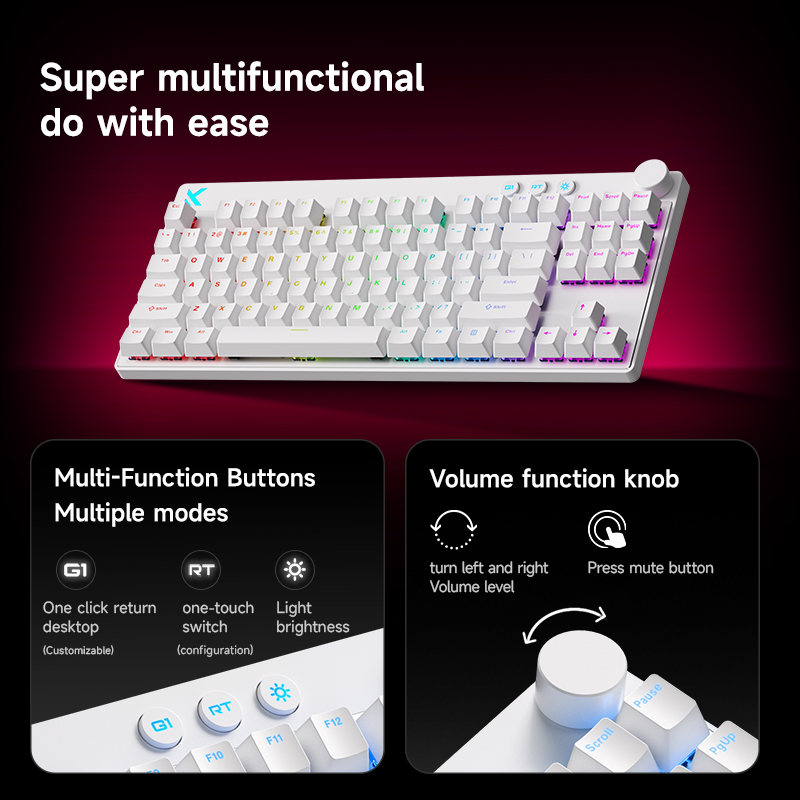 MCHOSE MIX87 Magnetic Switch M - Gaming Keyboard Expensive 评论和价格