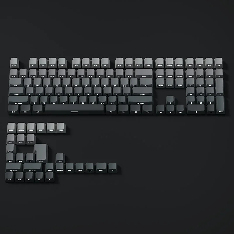130 keys Gradient Keycaps Side - Gaming Keyboard Typewriter 评论和价格