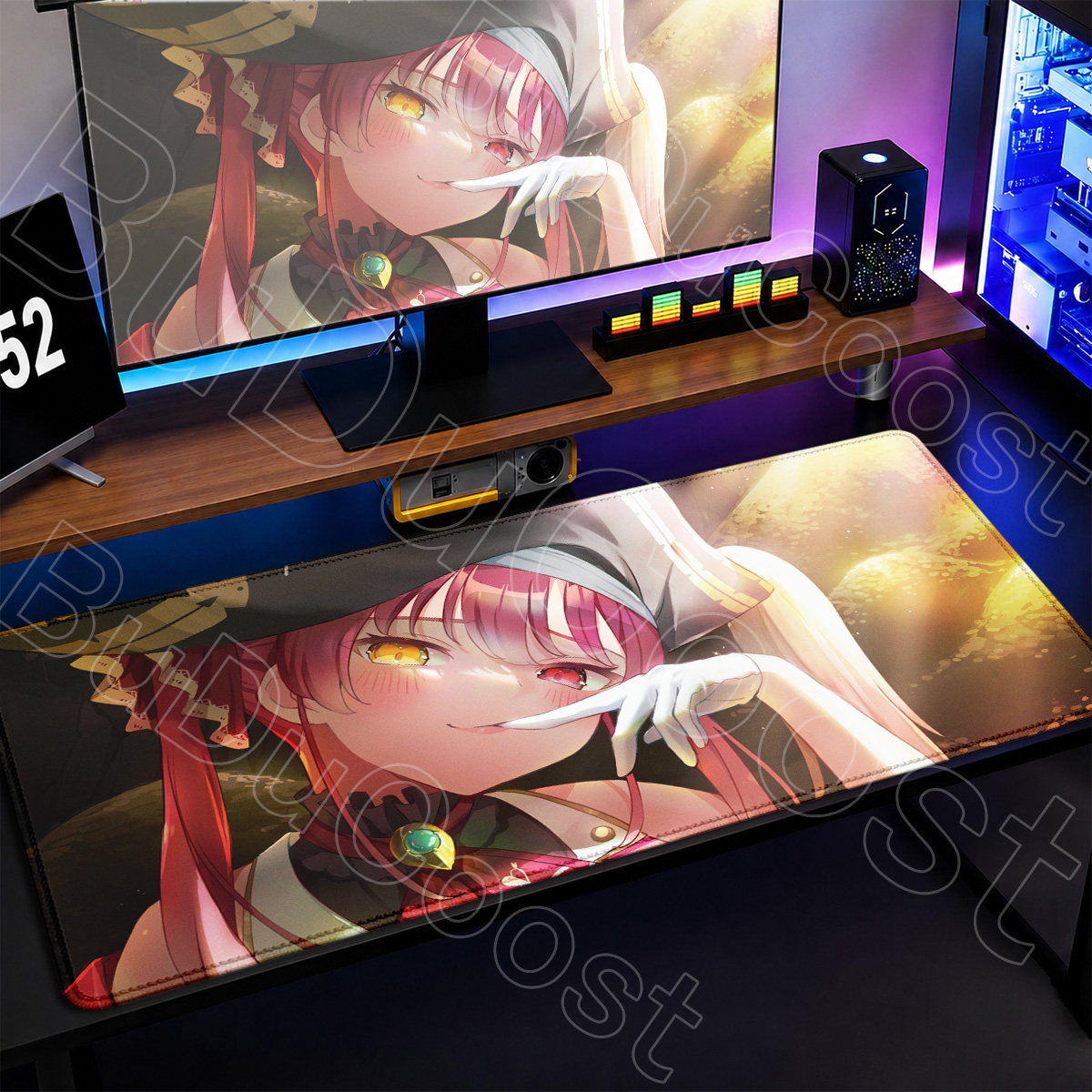 Hololive Cute Girl Houshou Mar - Gaming Keyboard Typewriter 评论和价格