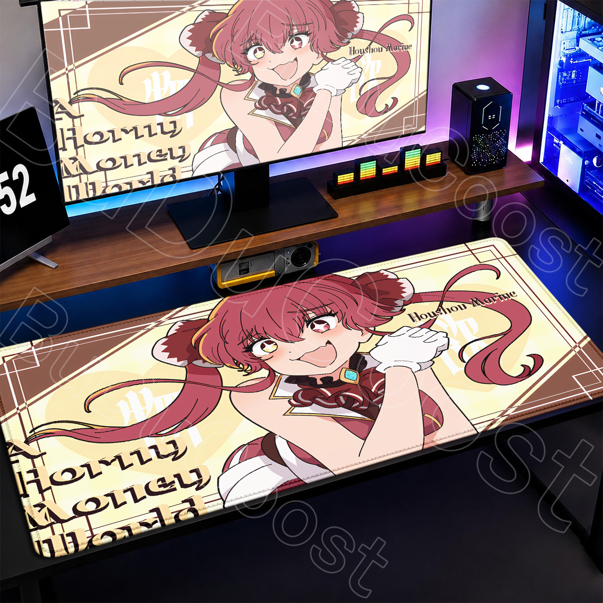 Hololive Cute Girl Houshou Mar - Gaming Keyboard Typewriter 评论和价格