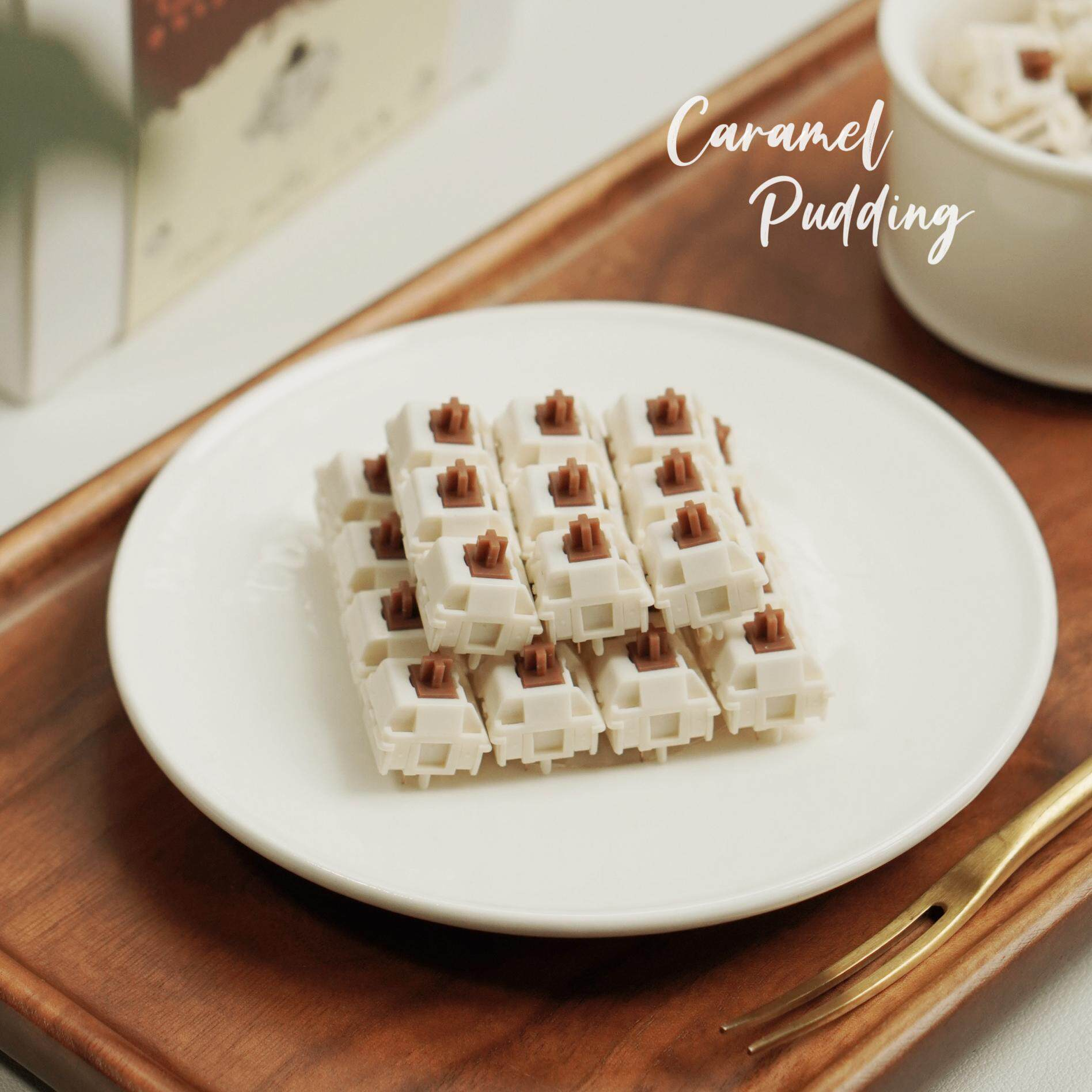 HMX Caramel Pudding V2 Switch  - Gaming Keyboard Thocky 评论和价格
