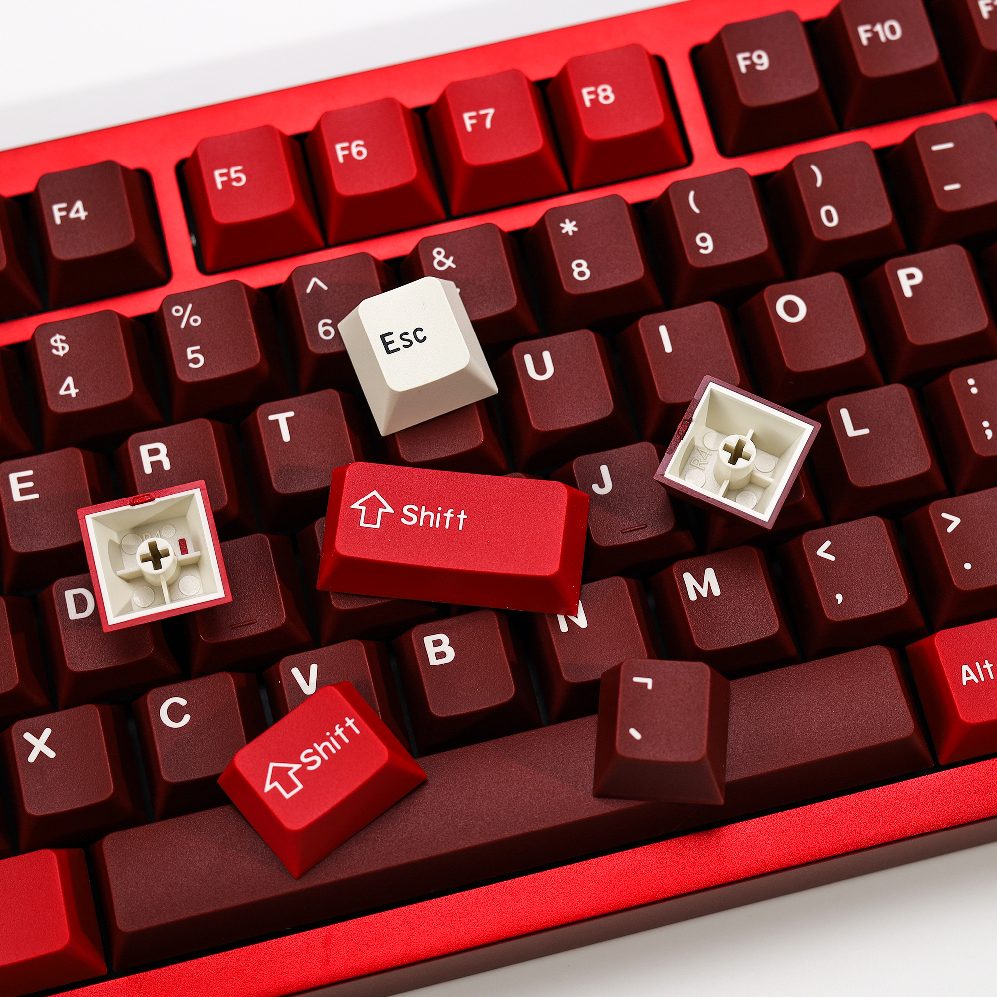 KBDiy GMK Jamon Keycap Red Ret - Gaming Keyboard Typewriter 评论和价格