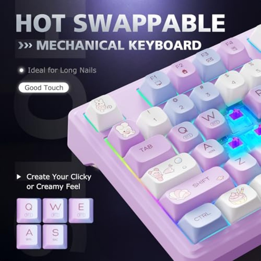 Gaming keyboard with number pa - Gaming Keyboard Thocky 评论和价格