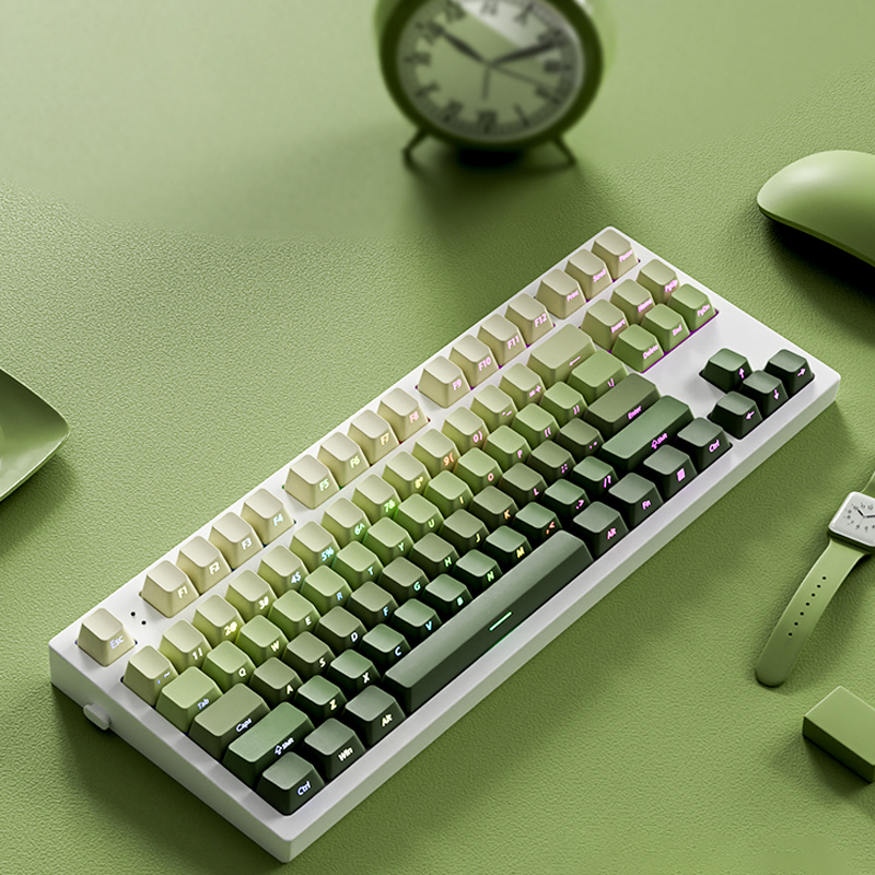 135 Key Cherry Profile Green G - Gaming Keyboard Typewriter 评论和价格