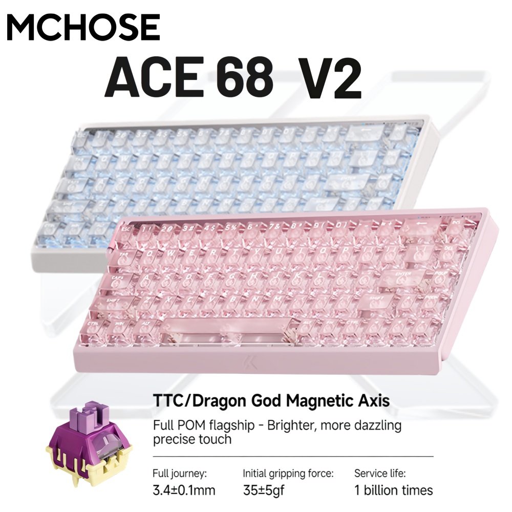 MCHOSE ACE68 V2 Gaming Keyboar - Gaming Keyboard Expensive 评论和价格