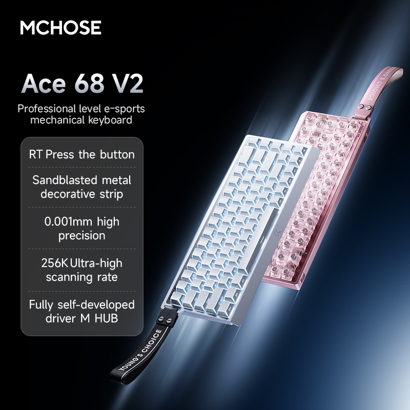 MCHOSE ACE68 V2 Gaming Keyboar - Gaming Keyboard Expensive 评论和价格