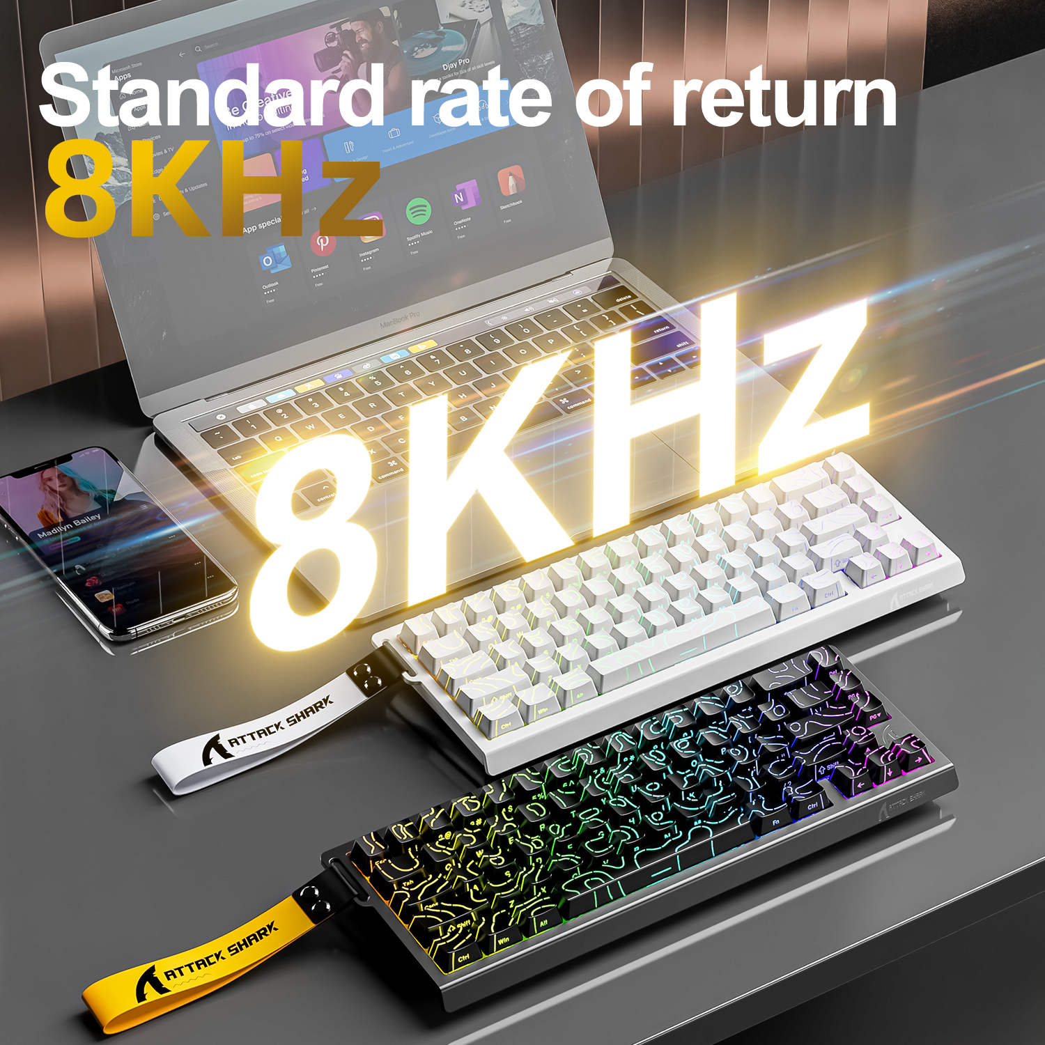 ATTACK SHARK X68HE Magnetic Ke - Gaming Keyboard Expensive 评论和价格